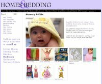 Homes and bedding screen shot
