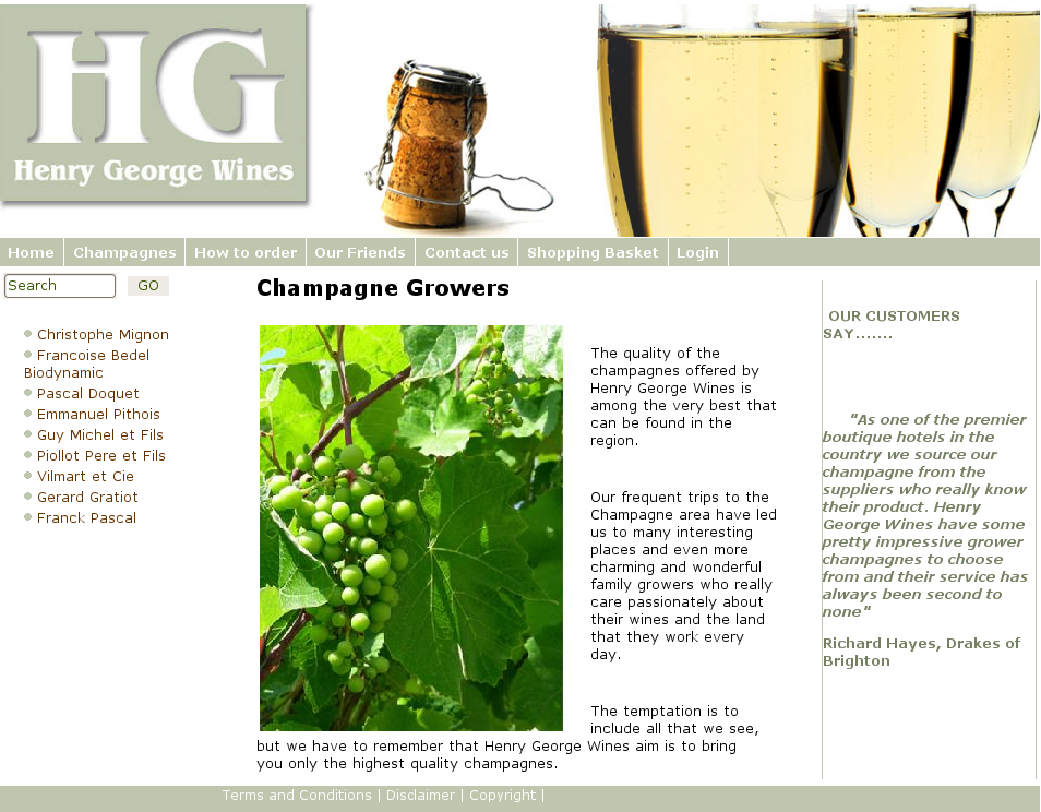 Henry George Wines