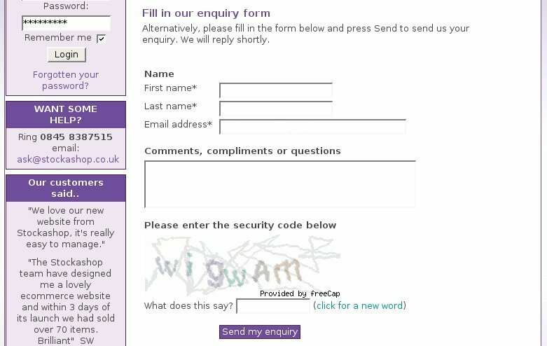 Contact form